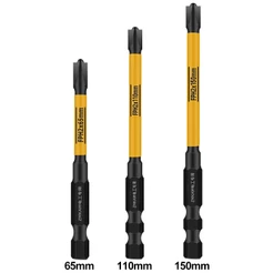 FPH2 Eletricista Chave De Fenda Bit Impacto Elétrico Broca Porca Driver Para Disjuntor Anti Deslizamento Cabeça Lote 65