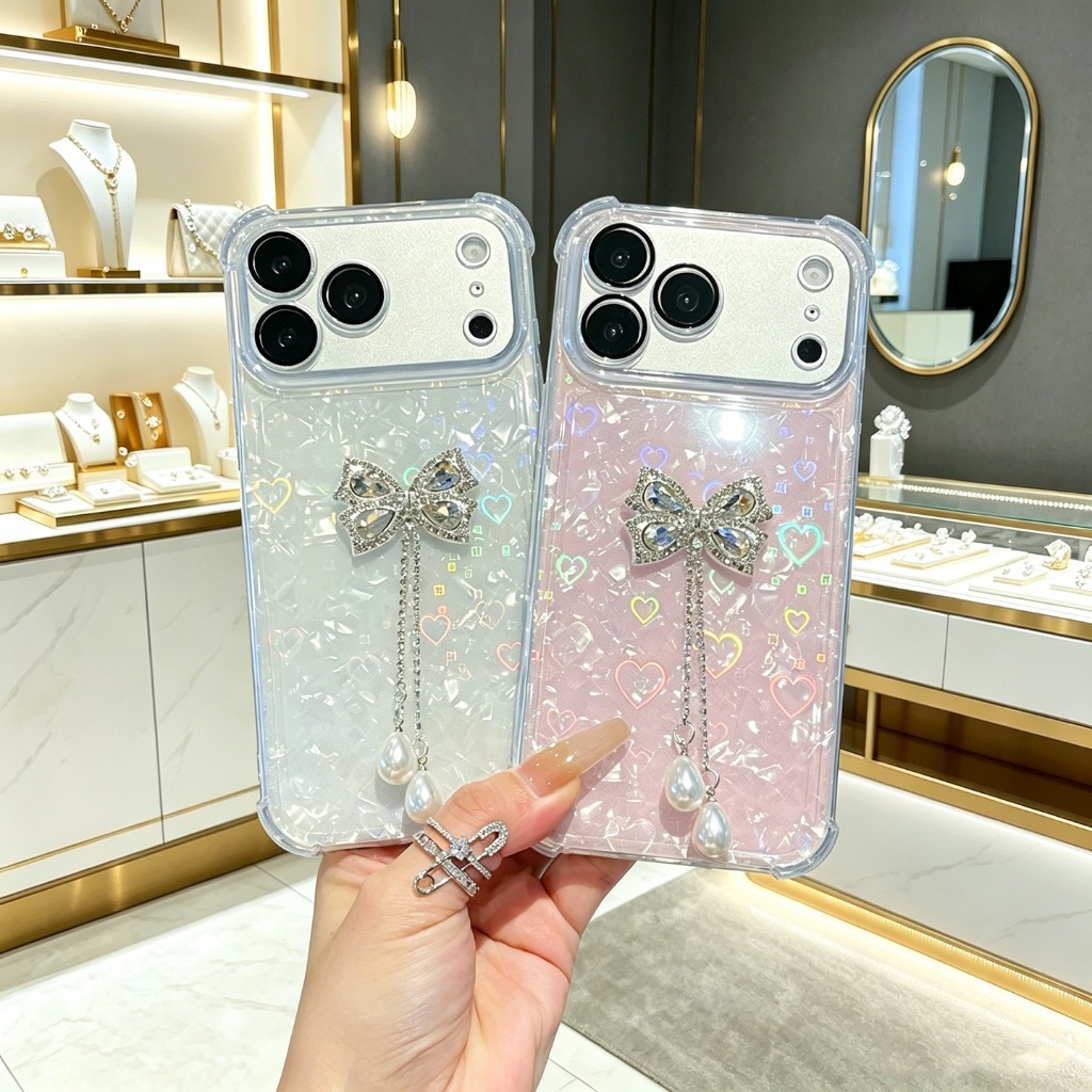 Para Samsung Galaxy A27 A57 A37 A55 A56 A17 A07 S26 S24 S23 S21 S20 FE S25 S22 Plus Ultra Bowknot Protetor De Lente Caso