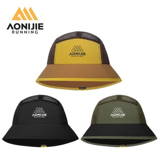 AONIJIE E4632 Balde Ao Ar Livre Chapéu Feminino Masculino Malha Respirável Proteção Solar Correndo Secagem Rápida Para G