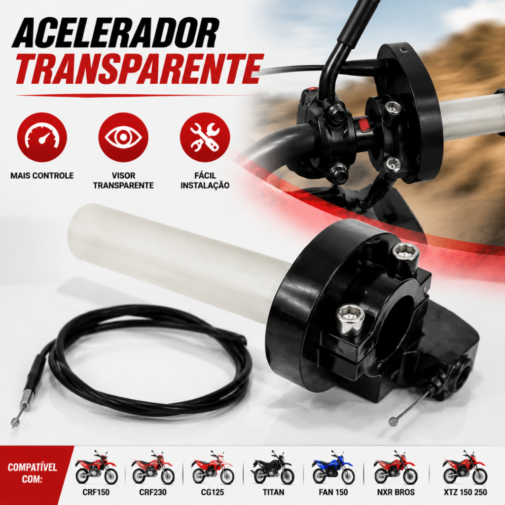 Adequado para CRF TTR Universal Liga de Alumínio Alça de Acelerador Rápido + Cabo de Acelerador