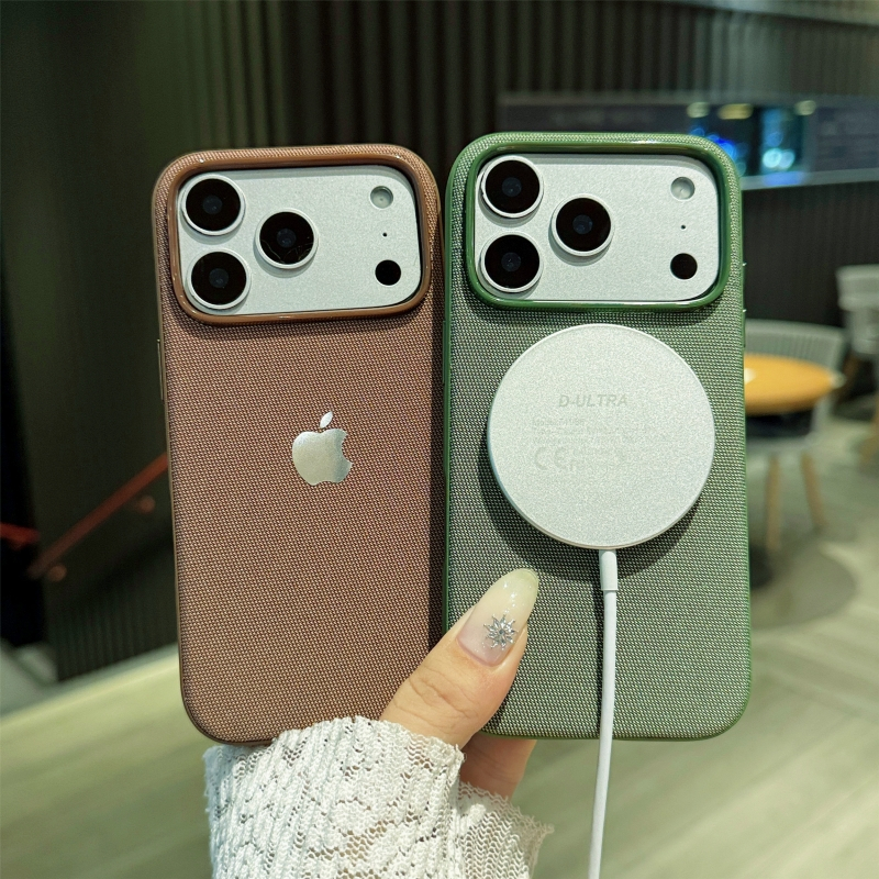 Capa De Tecido Com Tecnologia De Alta Qualidade Para IPhone 17 16 15 14 13 Pro Max Oficial Magsafe Protetora Magnética