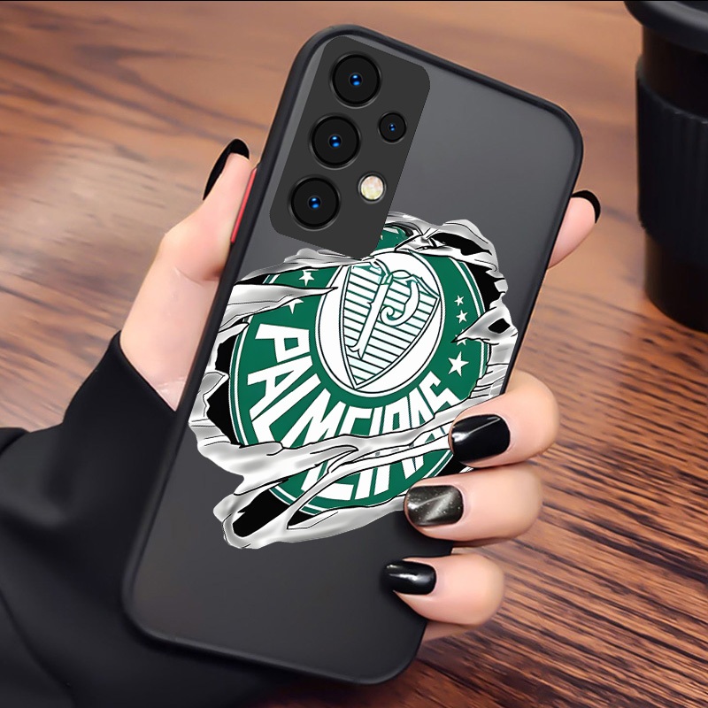 Samsung A23 A13 A33 A53 A73 A72 A52 A52s A32 5G Resistente A Quedas Capa Palmeiras Equipe Caso Durável