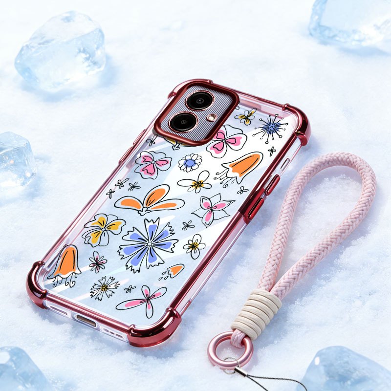 Capa Transparente YBD Para Samsung Galaxy A07 M07 F07 A06 A03 Core A04 A05 A04E F04 M04 A042F M05 F05 A032F Airbag À Pro