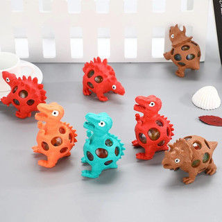 Dinossauro Squeeze Malha Bola Brinquedo Fidget Alívio Do Estresse Mole Para Crianças Adultos Anti Ansiedade Festa Presen