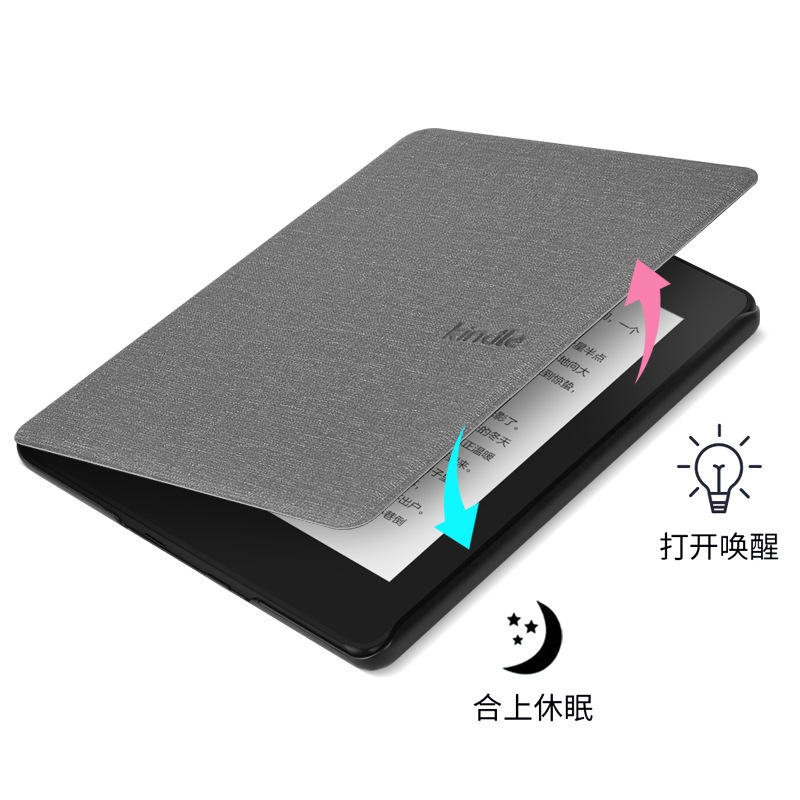 Para Kindle (10a Geração) 2019 6.0 Polegadas J9G29R Elegante Tecido-Texturizado Cor Sólida E-Book Capa Kindle10th Dura f — imagem 2 de 2