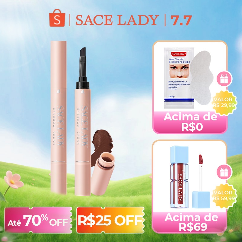 Creme para Sobrancelhas à Prova d'Água SACE LADY efeito tatuagem de longa duração
