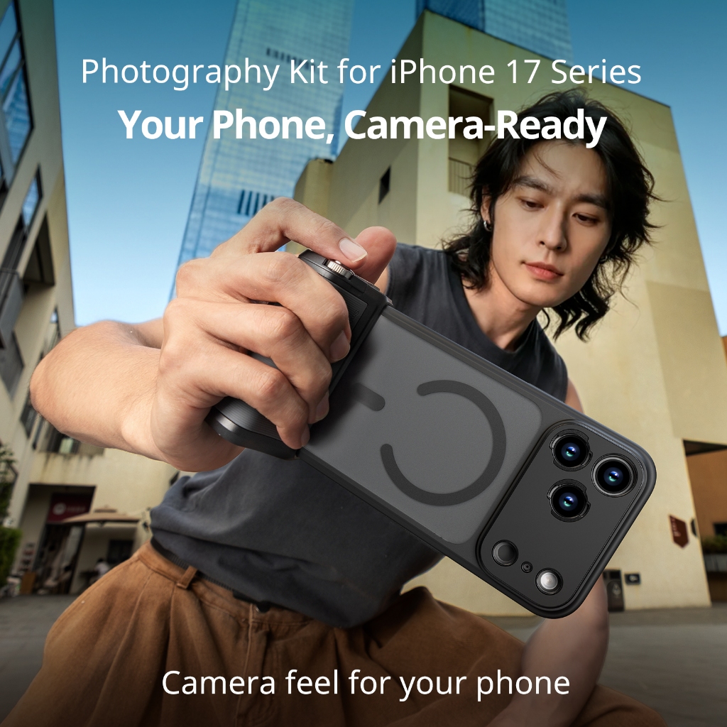 Kit De Aderência Para Fotografia SmallRig FilMov Com Filtro iPhone 17 Pro Max/#