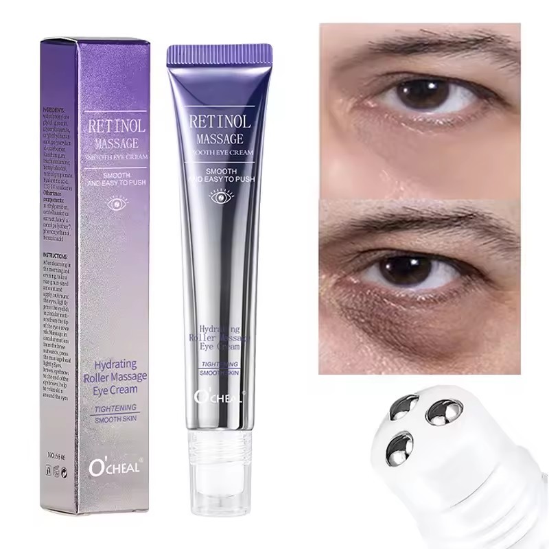 360 ° Creme Para Os Olhos Antirrugas Roller Ball-Desbota Olheiras E Bolsas , Presente Cuidados Com A Pele De Ano Novo