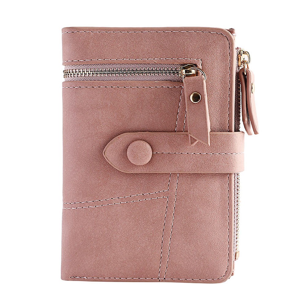 Crazy Bag Mini Multifunctional Leather Women's Wallet With Buckle