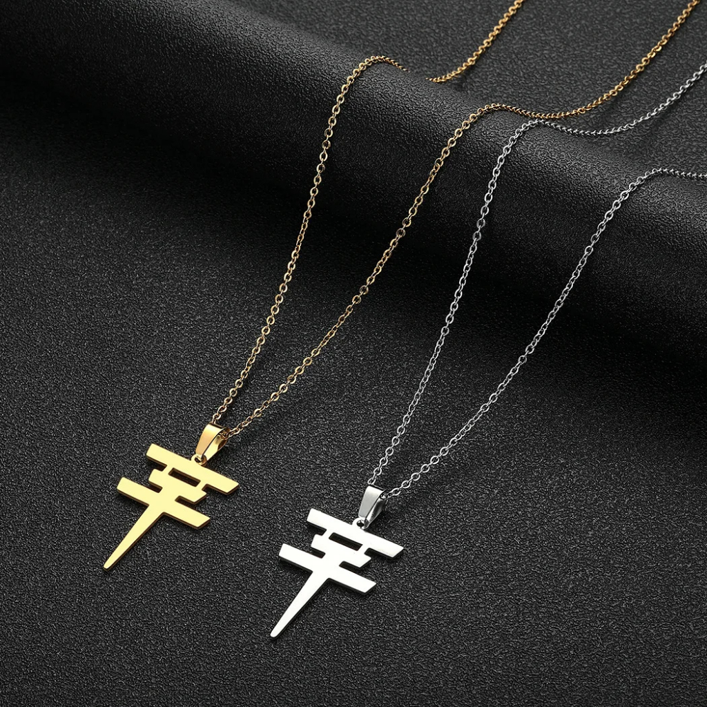 Tokio Hotel Merch Colar Banda De Aço Inoxidável Símbolo Pingente Alternativa Rock Fan Collar Acessório
