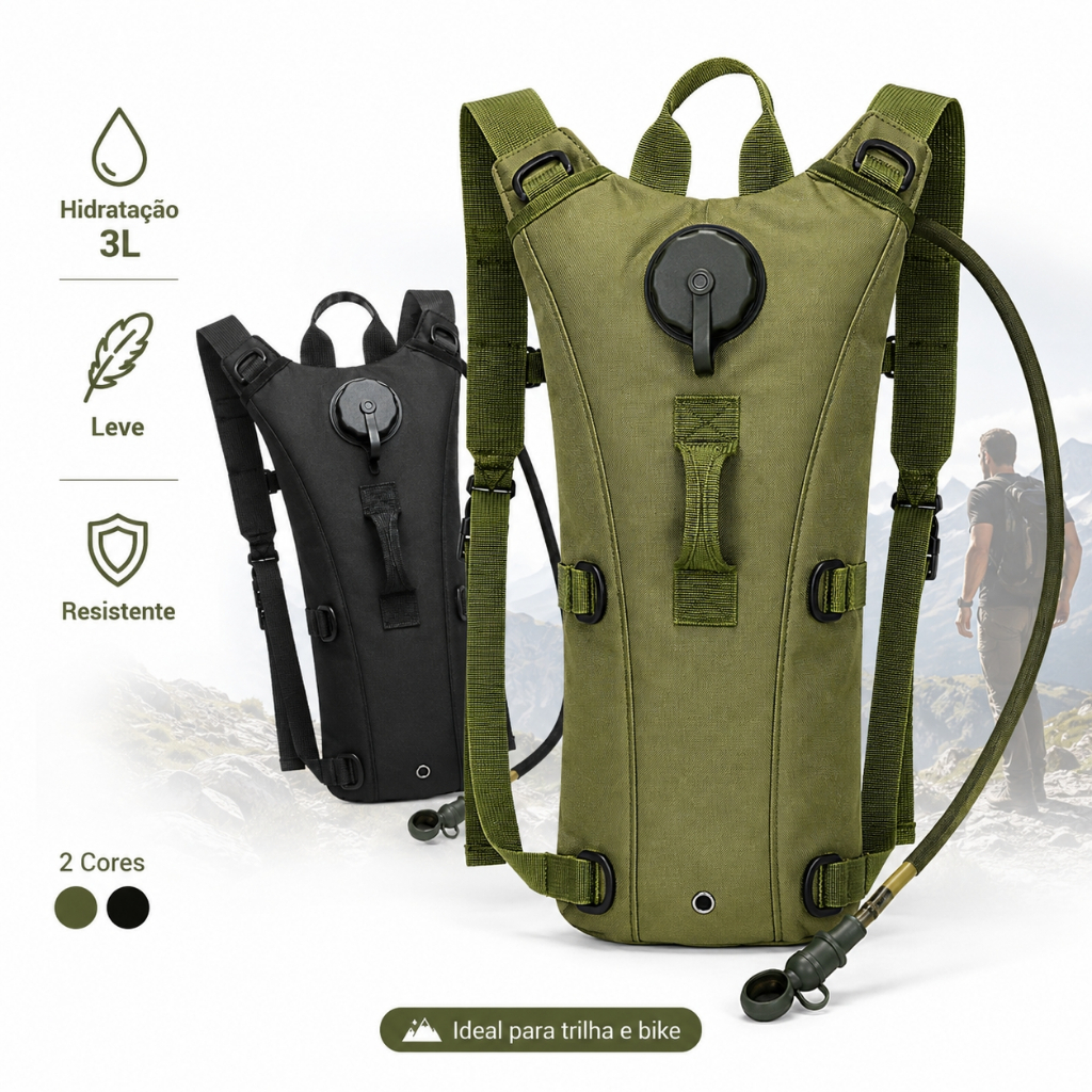 Mochila Hidratação Bicicleta Térmica C/ Refil 3l