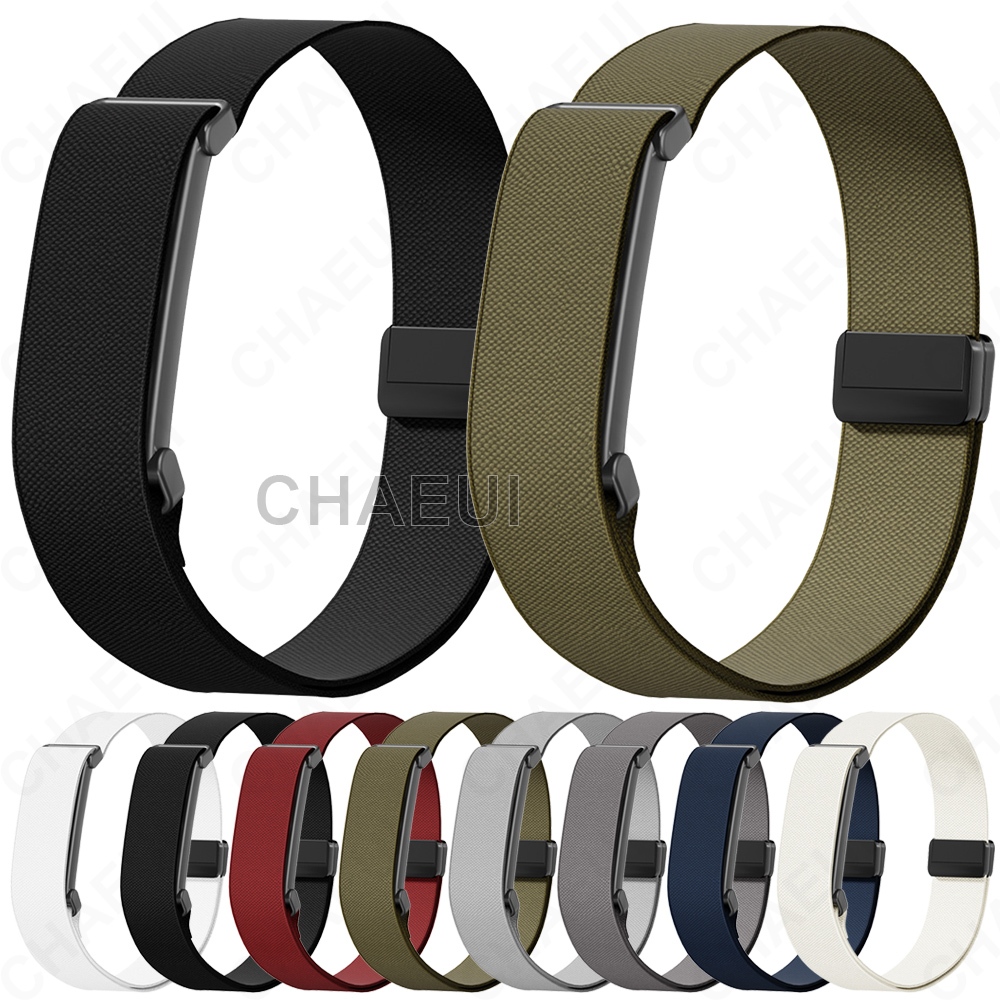 Correia De Nylon Tecida Braçadeira Fivela Magnética Acessórios De Pulseira Para Google Fitbit Air