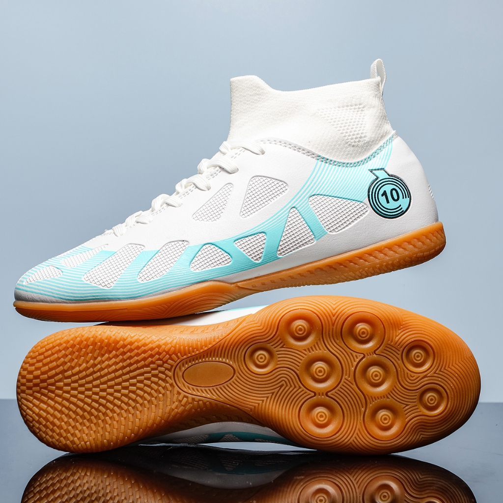 COD Sapatos Masculinos De Futsal Unissex Tênis De Futebol De Salão Plano IC Sem Marcação Sola Leve Conforto Antiderrapan