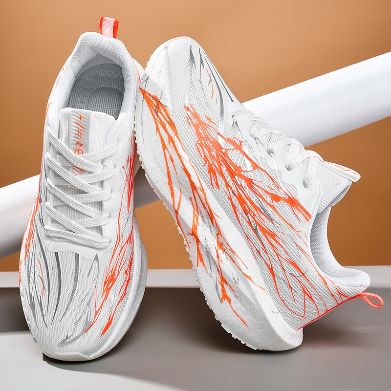Moda amortecimento tênis de corrida esportes sapatos da moda 33-45
