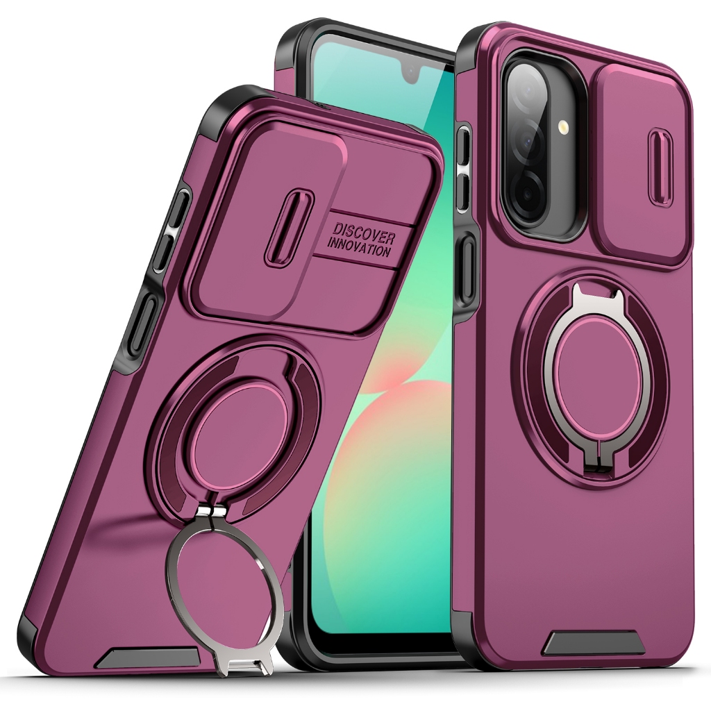 Sunyi Para Samsung Galaxy A57 A56 A37 A36 A27 A26 A17 A16 A07 A06 A05 S 5G 4G Caso Suporte Magnético 360 ° Capa Giratóri