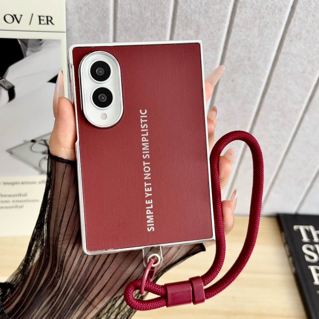 Xunyi Capa Protetora Para Telefone Samsung Galaxy Z Fold 8 Ultra 7 6 5 4 Cor Sól