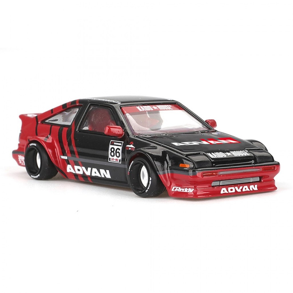 Mini GT x Kaido House KHMG214 1/64 Toyota AE86 Sprinter Trueno ADVAN Modelo De Carro Em Escala Fundida