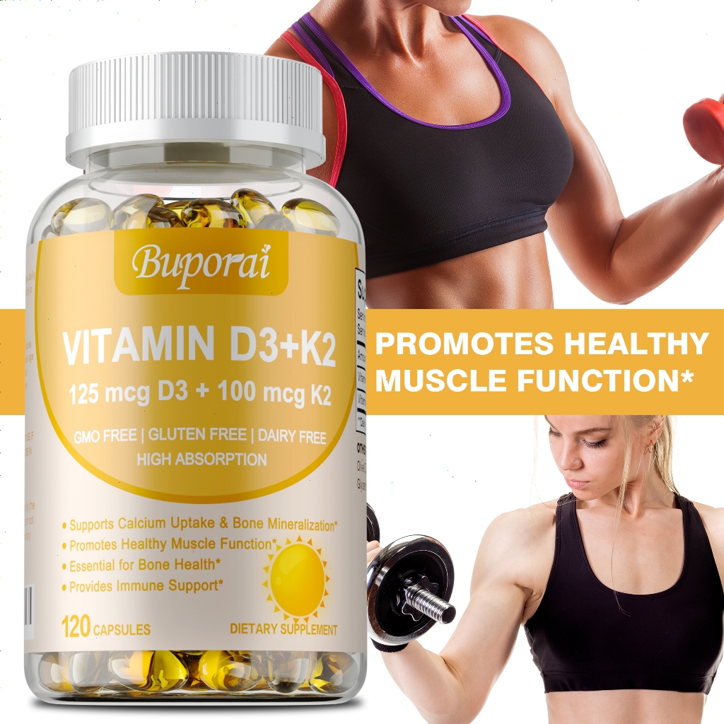Contém 125 mcg (5.000 Ui) De Vitamina D3 E 100 K2 – Sem Glúten