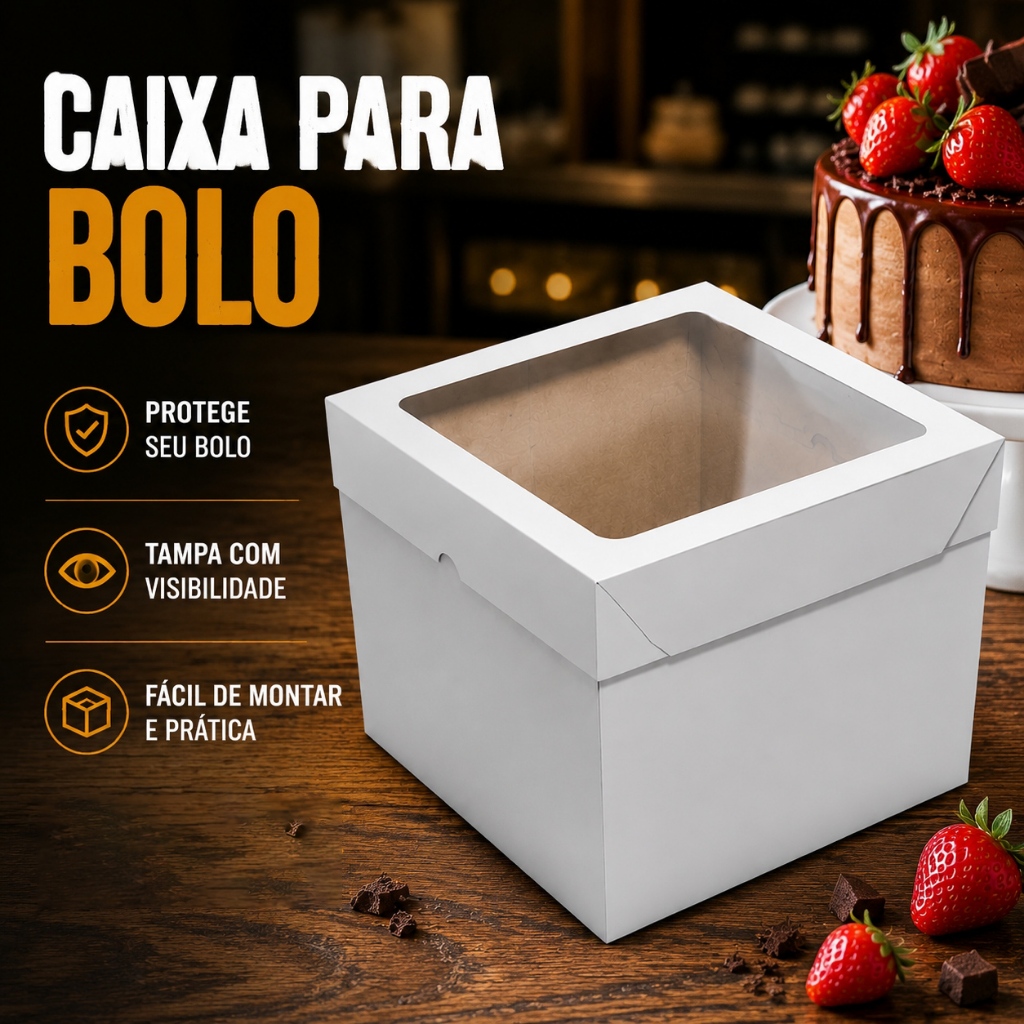 10 caixas de doces de torta de bolo alto 25x25x20 caixa de papelão com tampa caixa retangular