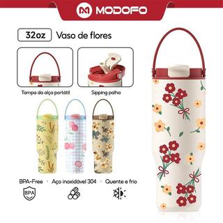 Copo Isolado MODOFO 710ml Com Filtro De Chá Estético 316 SUS Garrafa Térmica Botol Air Tahan Sejuk Aquaflask Tumbler De 