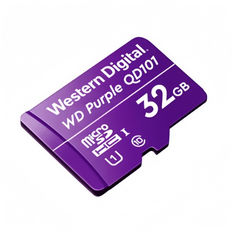 Cartão De Memória Micro SD Ocidental Digital Intelbras Roxo 32GB 64GB 128GB 256GB 512GB 1TB 2TB P/Segurança Eletrônica E