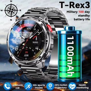 LIGE T-Rex3 Relógio Inteligente GPS Track Compass 1100mAh 5ATM À Prova D'água Multifuncional Rastreador Esportivo