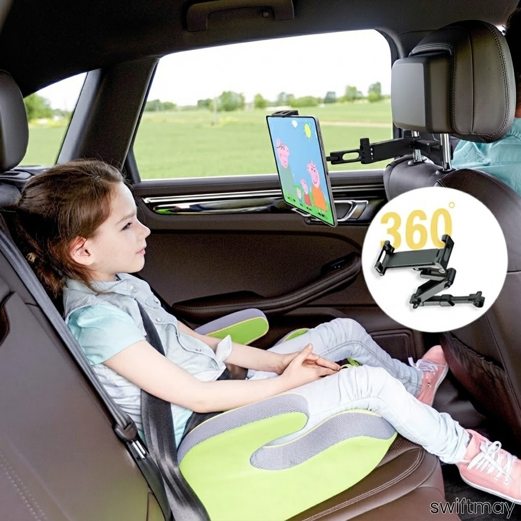 Suporte Veicular Encosto de Banco P/ Celular Tablet Telescópica Traseira
