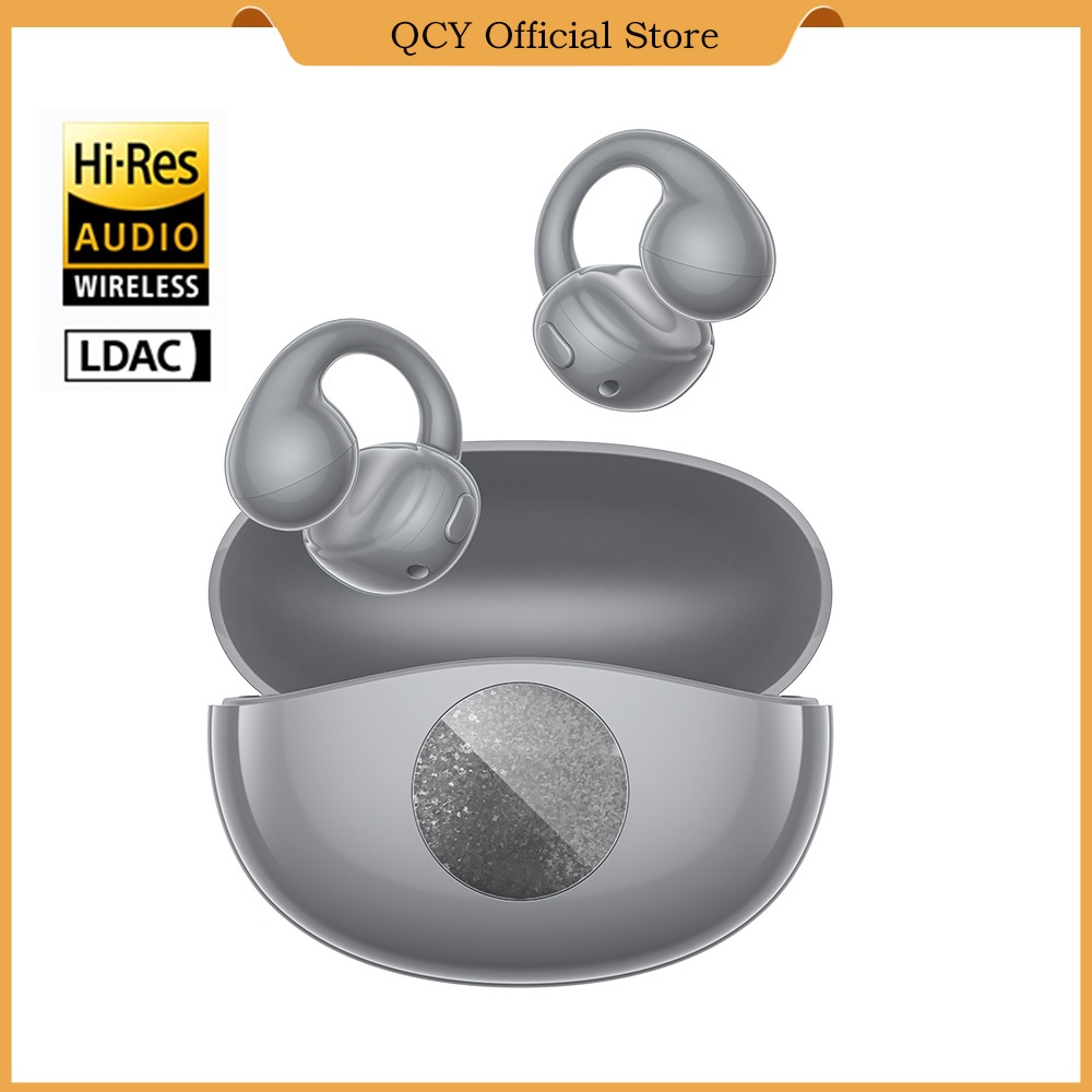 QCY Crossky C50i Fones De Ouvido Bluetooth Sem Fio De Orelha Aberta De Alta Reso