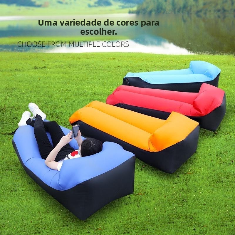 Sofá-Cama Inflável Portátil Para Adultos , Colchão De Ar Camping E Praia , Móveis Relaxantes Dobráveis Uso Interno Exter