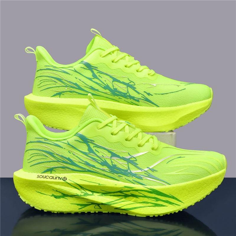 Tênis de corrida masculino e feminino com placa de carbono mais vendida 33-45