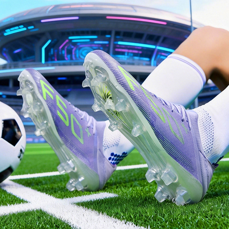 Botas De Futebol Masculinas AG/TF Unissex Chuteiras De Grama Artificial Antiderrapantes E Confortáveis Tênis De Trei