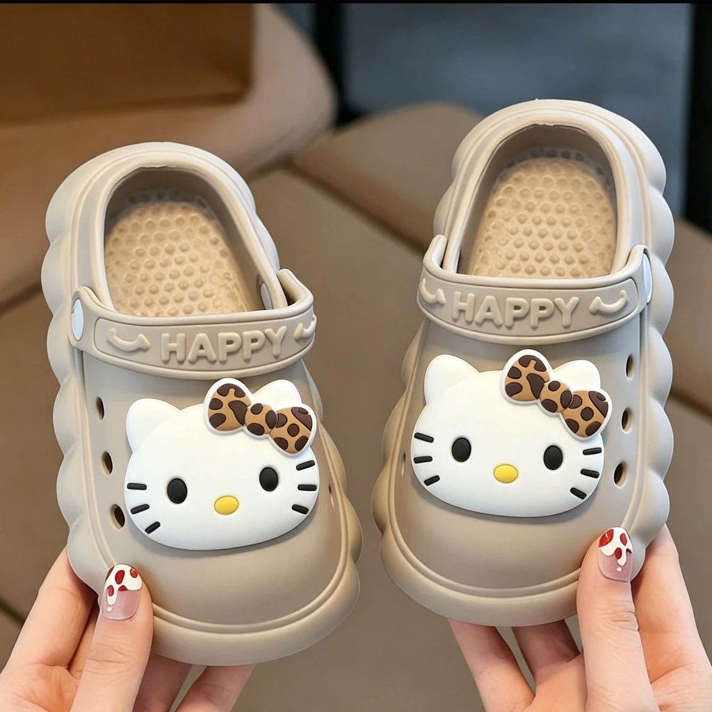 Babuche Infantil/Sandálias infantis meninas Chinelo casual bebê tênis de aprendizado Leve e macio