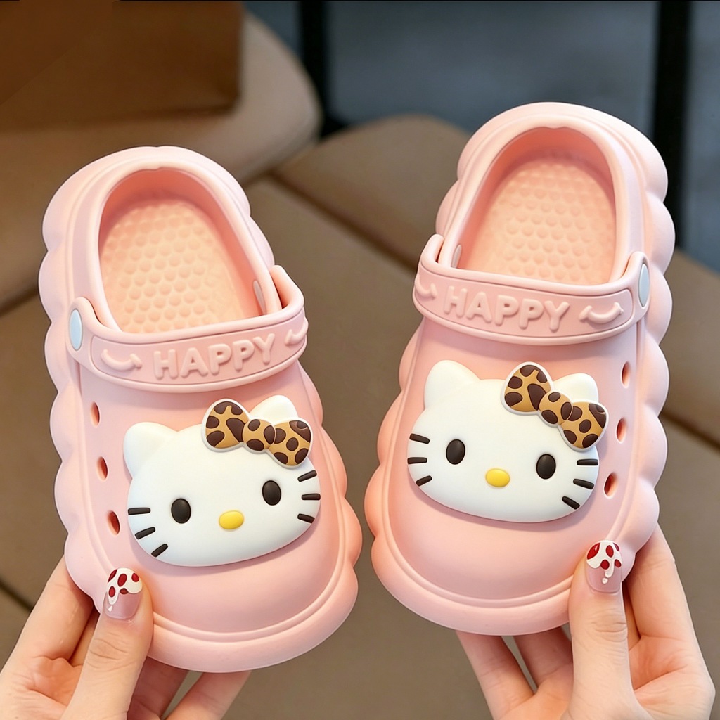 Babuche Infantil/Sandálias infantis meninas Chinelo casual bebê tênis de aprendizado Leve e macio