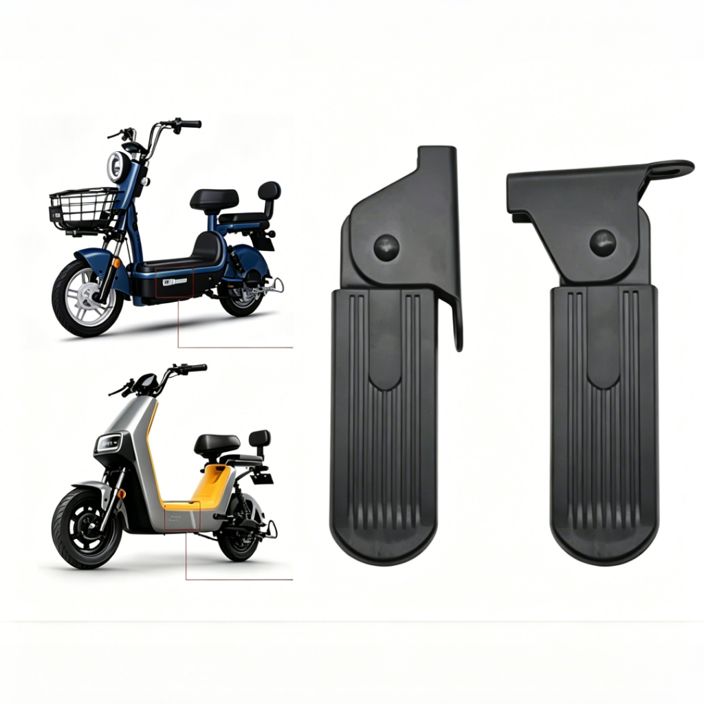 Apoio Pé Scooter Elétrica Pés Descanso Moto Elétrica 5cm