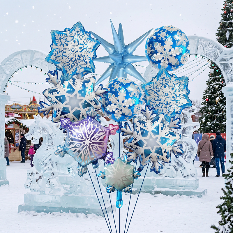 Balão De Neve De 14 27 Polegadas , Decoração De Aniversário Infantil , Folha De Alumínio , Suprimentos Para Festa , fest