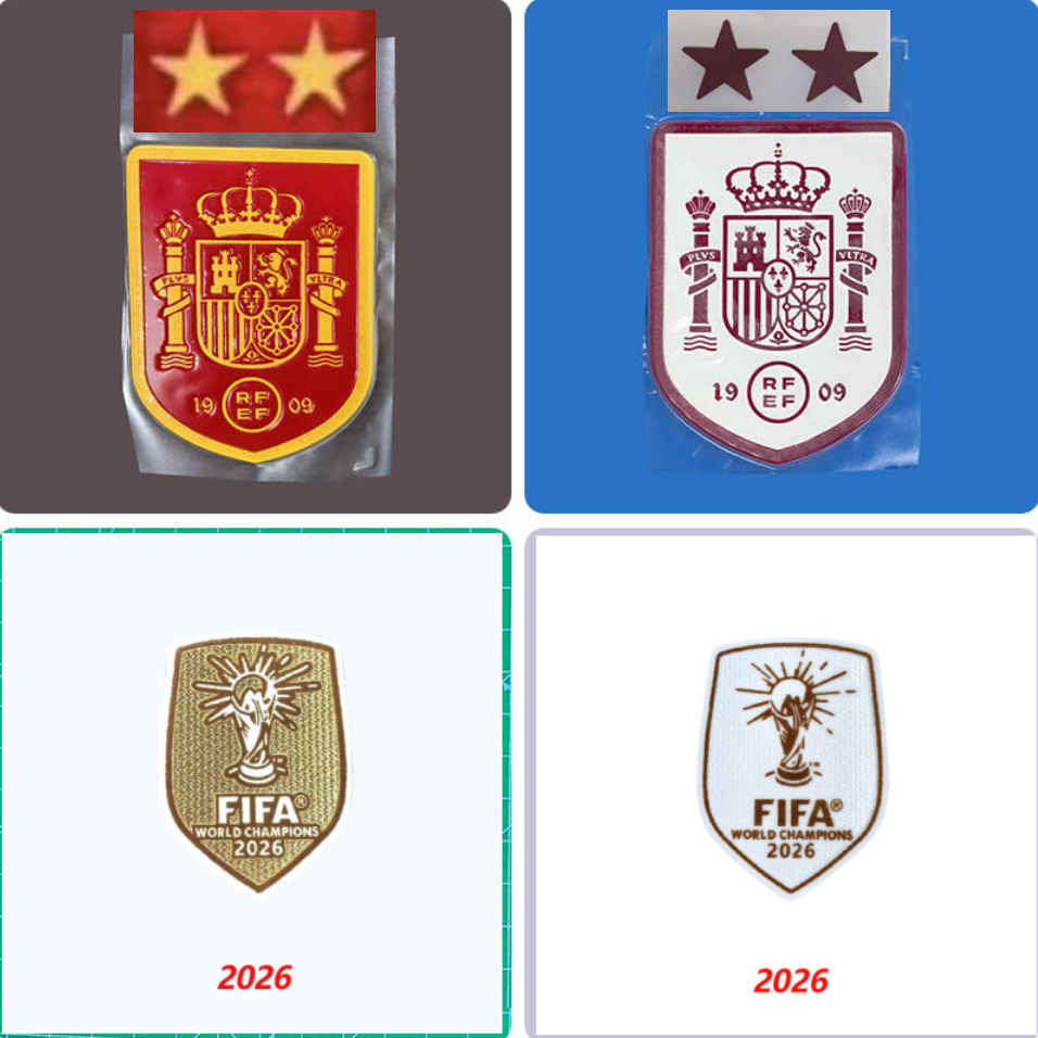 Emblema Comemorativo Personalizado da Espanha, Distintivo de Equipe Retro 2627 Novo HILK