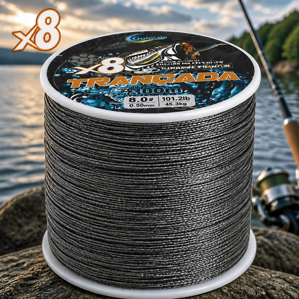 Trançado Pesca Linha300M Pe 8 Fio De Carpa Super Forte Durável Acessórios Multifilamento Linha Tranç