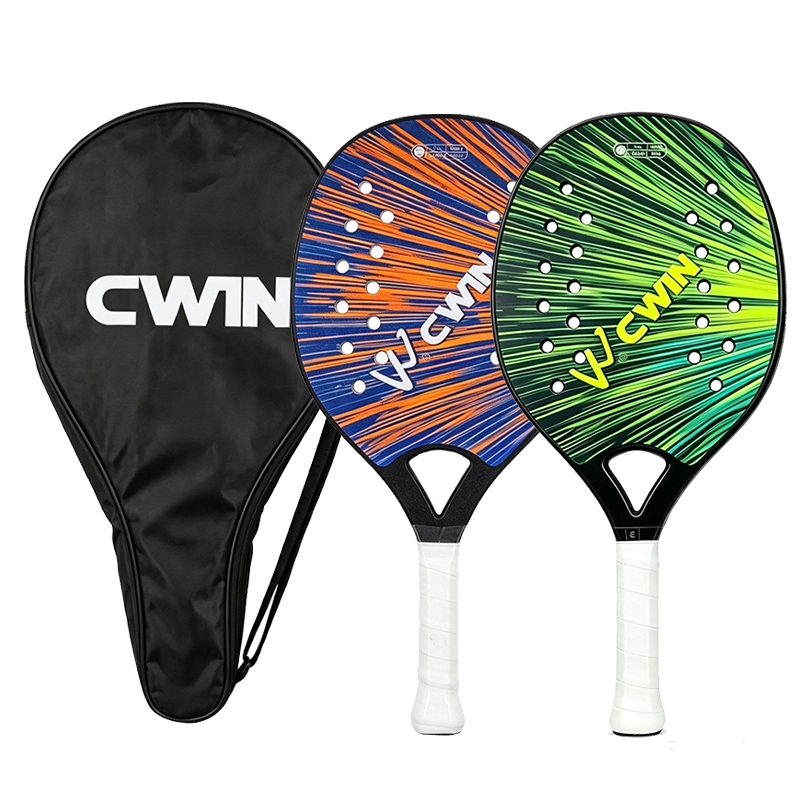 CWIN Raquete De Tênis De Praia Profissional , Leve , Absorvente Completo , Núcleo De EVA , Baixa Resistência Ao Vento , 