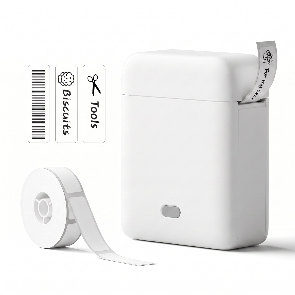 Impressora Térmica Portátil De Etiquetas Bluetooth L12 | Organizador Doméstico , Cozinha E Pessoal , Vem Com 1 Rolo