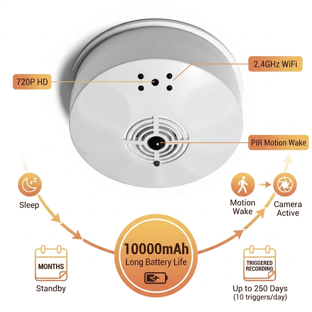 Câmera sem fio 1080P, câmera CCTV panorâmica, visualização remota via Wi-Fi, visão noturna, câmera de segurança