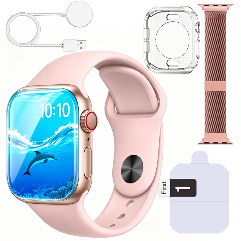 Smartwatch S10 45mm/38mm Relógio Inteligente Série Calculadora Cardíaca Monitoramento De Frequência Digital Para Android