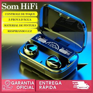 M10 Bluetooth 5.3 Estéreo TWS Fones De Ouvido Sem Fio Com Carregador De Banco De Potência
