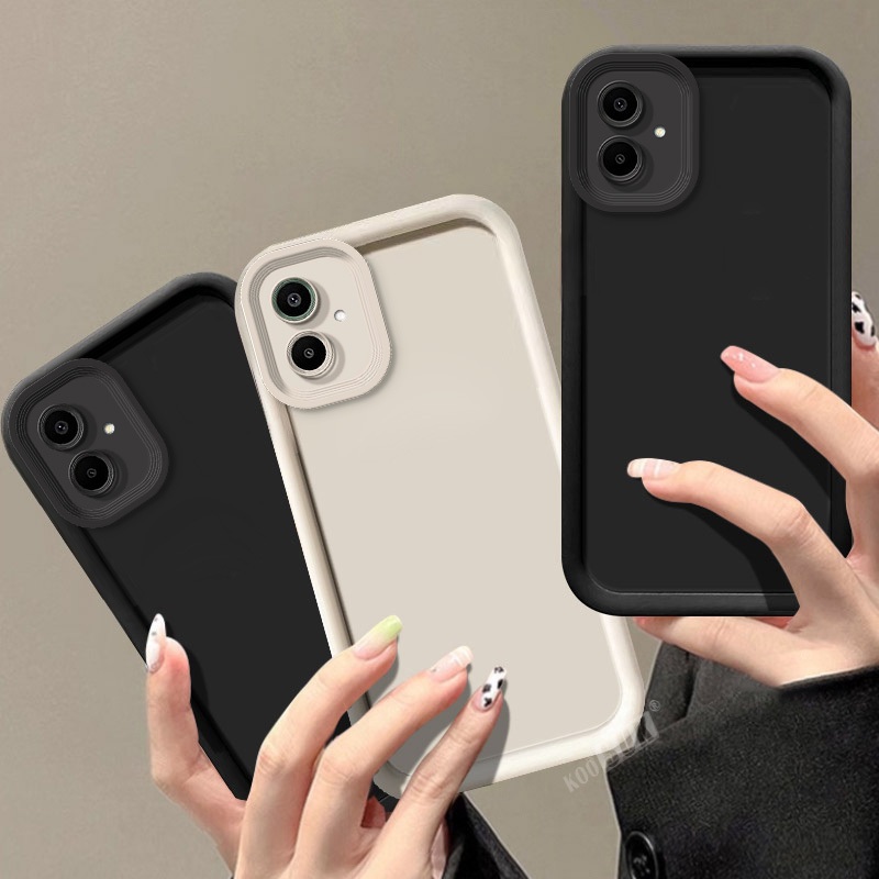 Capa Macia Para Samsung Galaxy A07 A17 A27 A37 A57 A08 A18 M07 F07 F70E M17E F17 M17 M47 4G 5G Hockproof Silicone Step P