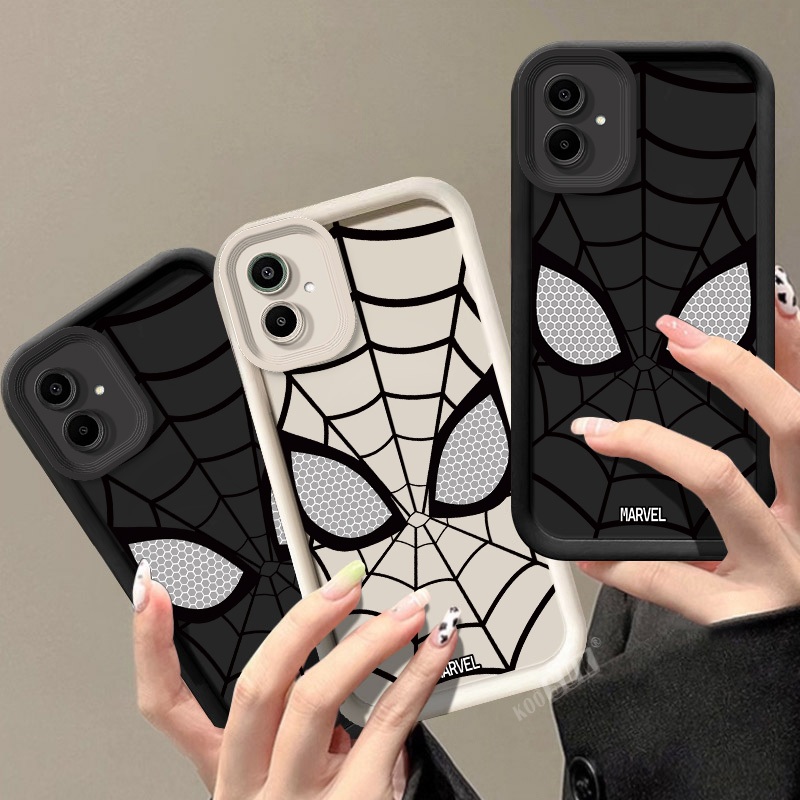 Capa Macia Para Samsung Galaxy A07 A17 A27 A37 A57 A08 A18 M07 F07 F70E M17E F17 M17 M47 4G 5G Padrão Do Homem-Aranha À 