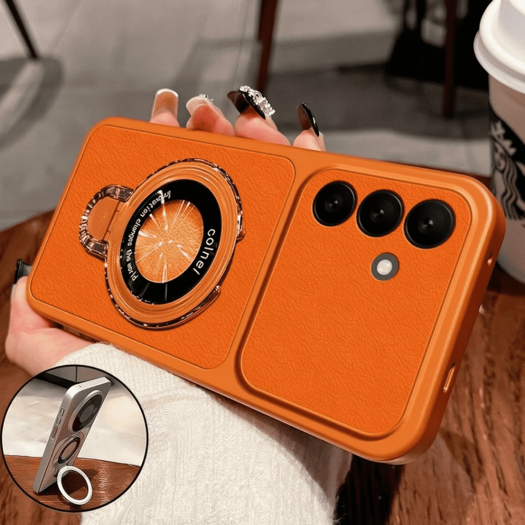 Samsung A57 A37 A17 A56 A16 A36 A55 A54 A53 A52 A14 A15 A23 A34A35 Silicone Macio Couro Do Plutônio Capa Suporte capinha