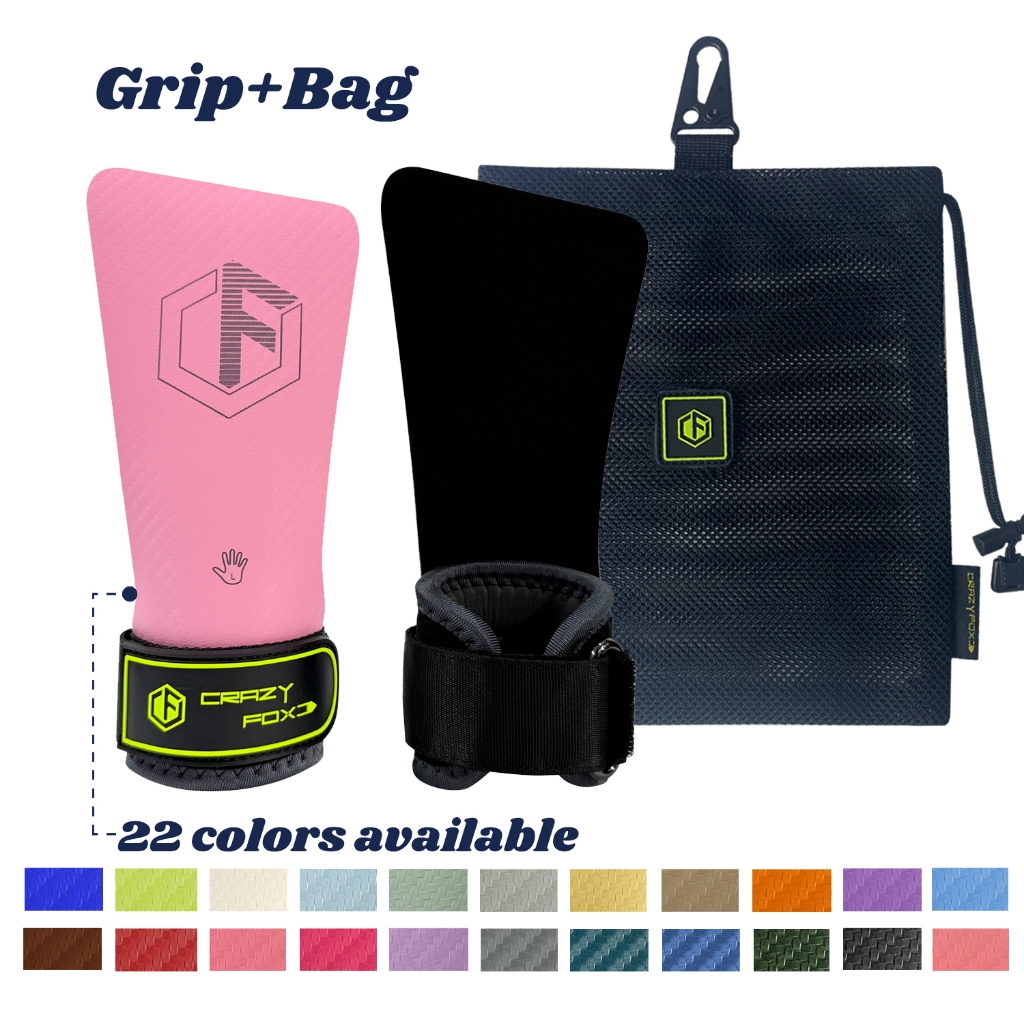 Luvas De Levantamento De Peso , Raposa Louca E Ginástica , Bolsa De Transporte Para Puxar Cima , Crossfit , Sem Magnésio