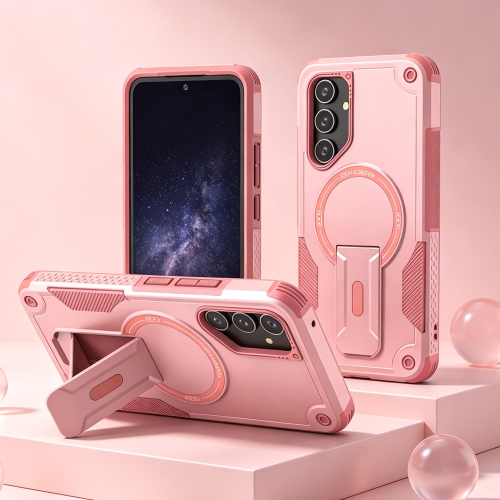 Capa Armadura Para Samsung Galaxy A57 A37 A27 A17 A56 A36 A26 A16 A55 A35 A25 A15 A54 A14 5G A07 A06 A05 A05S Suporte De