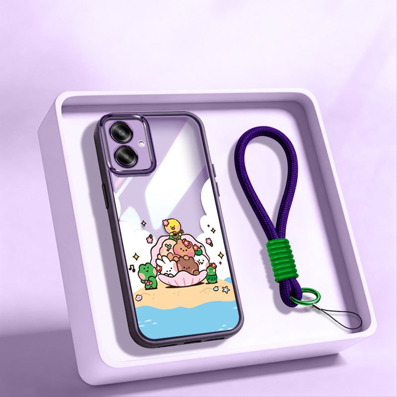 Capa De Telefone YBD Para Samsung Galaxy A07 A06 A05 A03 Core A04 A04E M04 F04 M13 M05 F05 M07 F07 A032F Bonito Oceano D