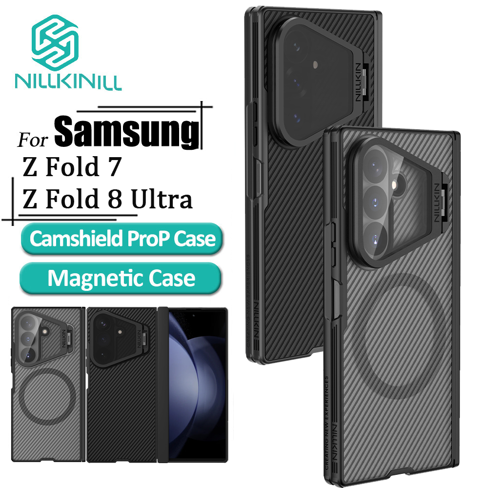Nillkin Capa Magnética Flip Para Câmera , Protetora Samsung Galaxy Z Fold7/Fold