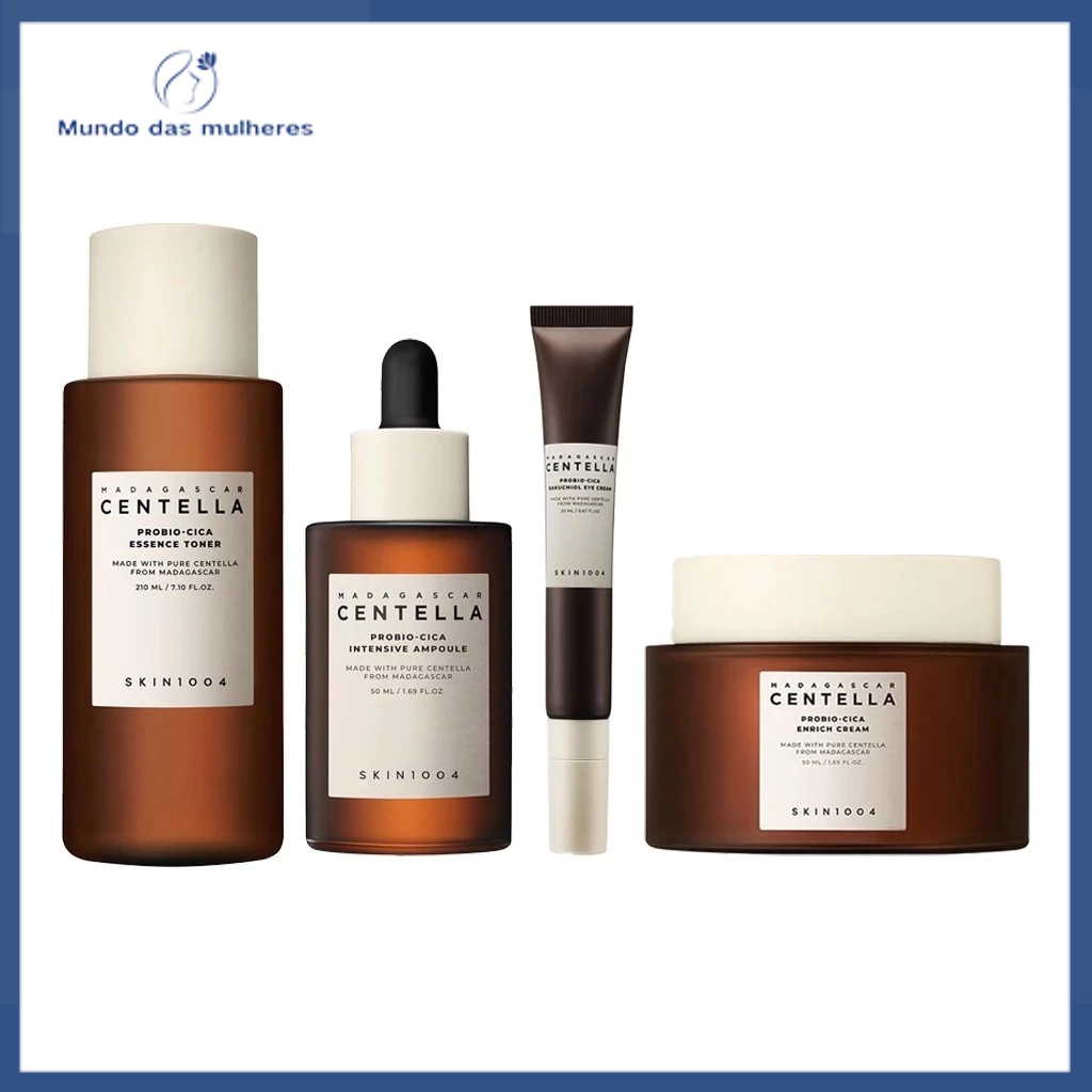 SKIN1004 Madagascar Centella Probio-Cica  (ampoule 95ml/toner 210ml/cream 50ml/eye cream 50ml) — imagem 1